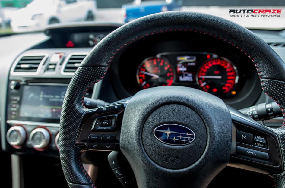 SUBARU WRX RS1 BLACK MACHINED LIP